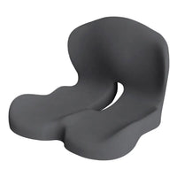 Memory Foam L-Shaped Integrated Office Chair Cushion with Lumbar Support Car Seat Cushion for Office Workers Car Drivers