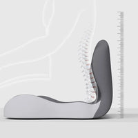 Memory Foam L-Shaped Integrated Office Chair Cushion with Lumbar Support Car Seat Cushion for Office Workers Car Drivers