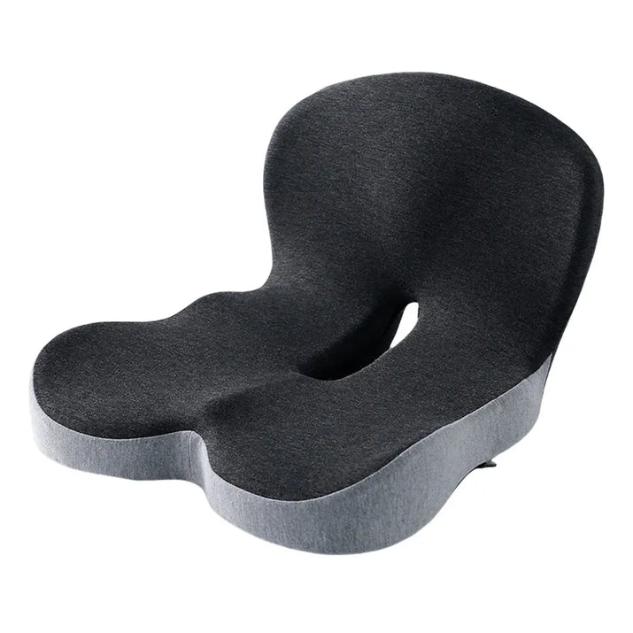 Memory Foam L-Shaped Integrated Office Chair Cushion with Lumbar Support Car Seat Cushion for Office Workers Car Drivers