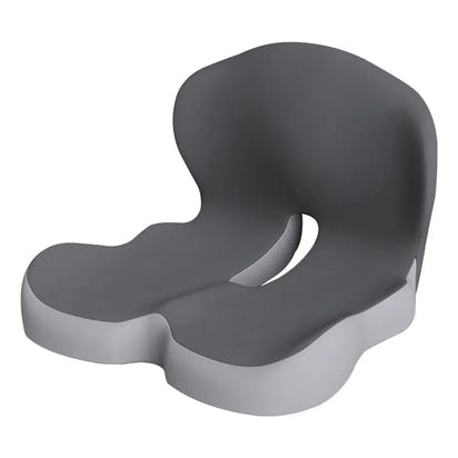 Memory Foam L-Shaped Integrated Office Chair Cushion with Lumbar Support Car Seat Cushion for Office Workers Car Drivers