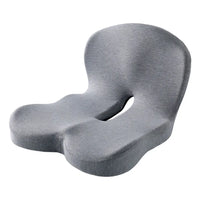 Memory Foam L-Shaped Integrated Office Chair Cushion with Lumbar Support Car Seat Cushion for Office Workers Car Drivers